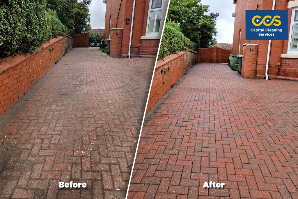driveway cleaning jet washing Warrington Stockport Manchester
