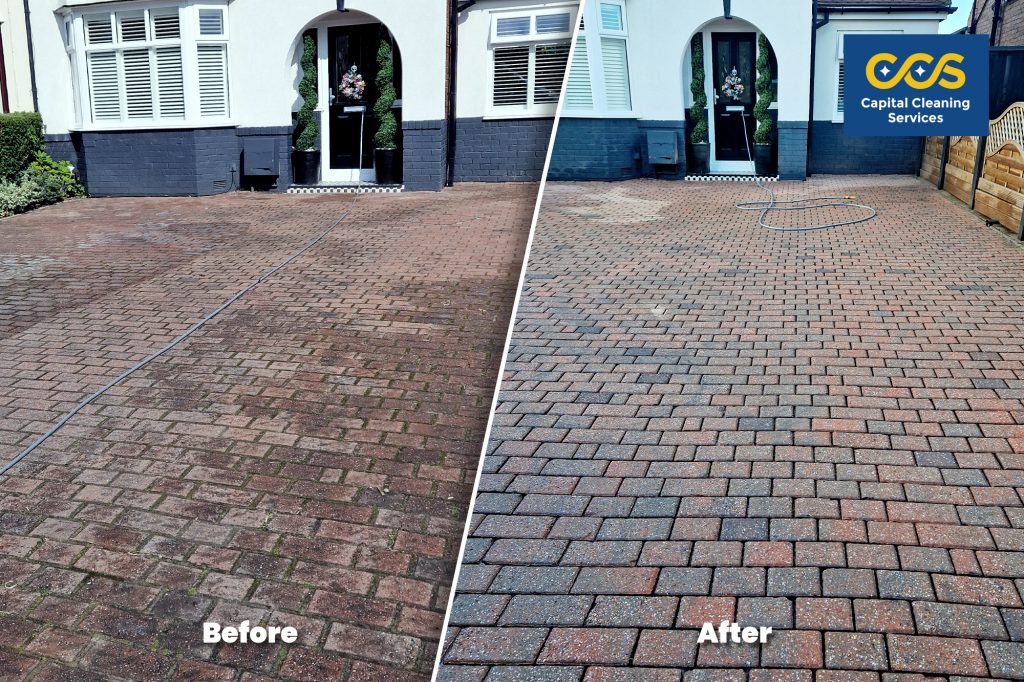 driveway cleaning jet washing Warrington MAnchester